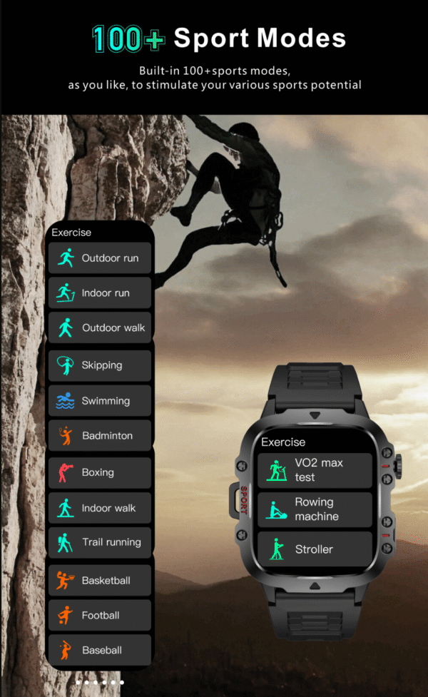 Waterproof Smart watch HD - Image 2