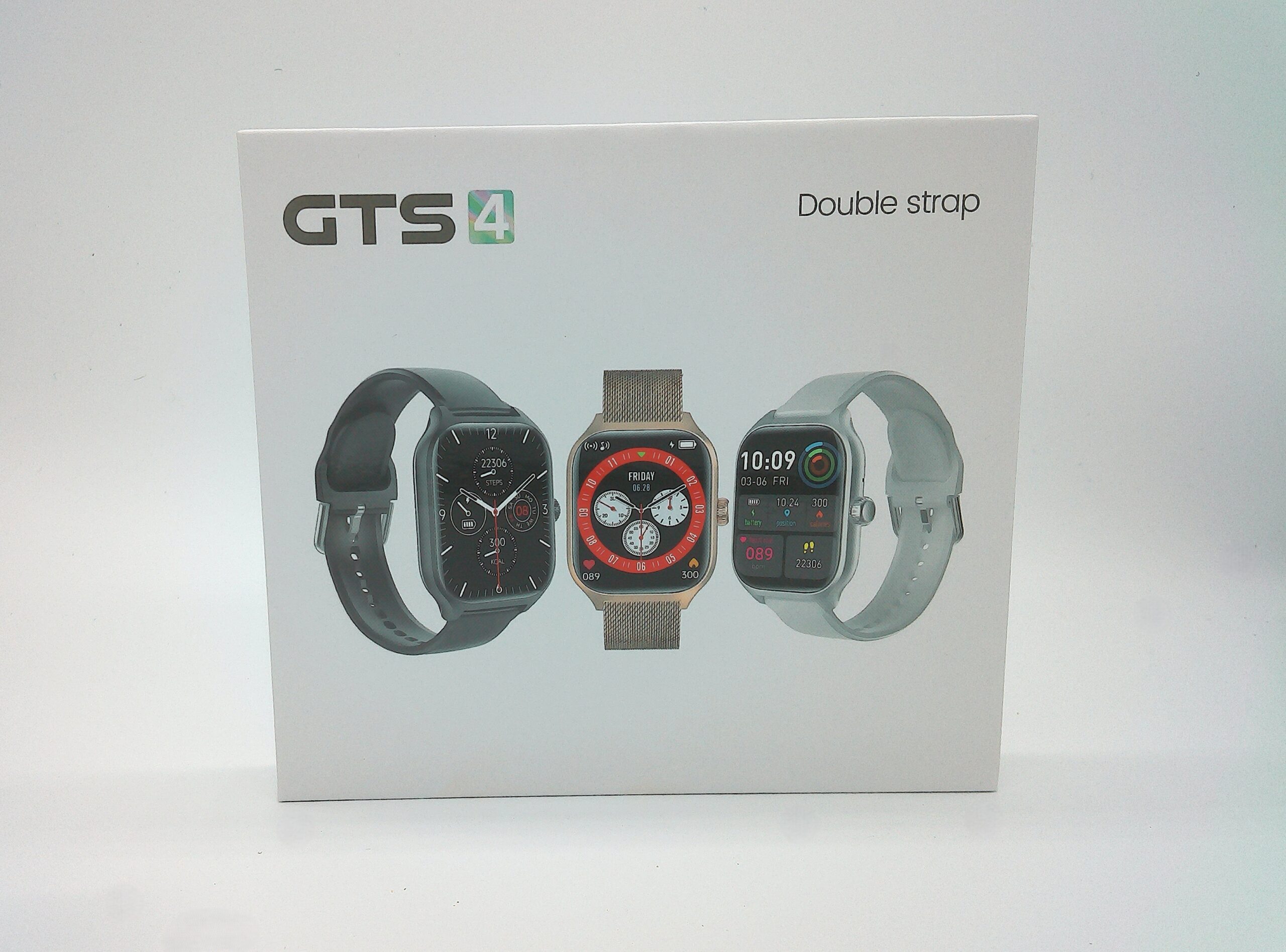Smart Watch Bluetooth Waterproof Double Straps Silver* - Image 4