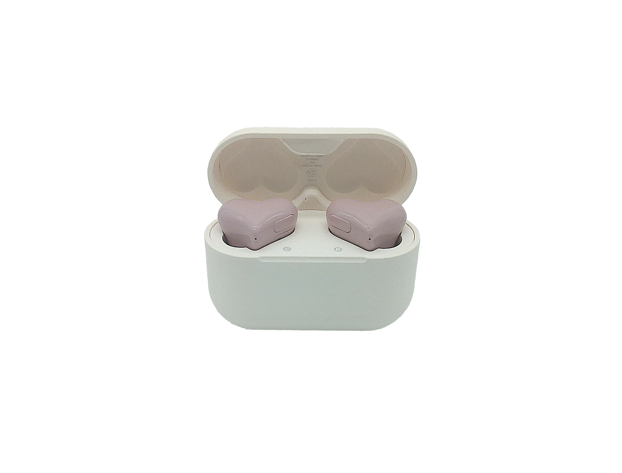 New Original waterproof Heart Shaped Earbuds *pink