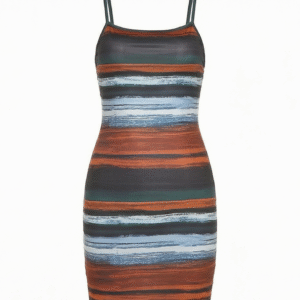 Striped Sheath Dress